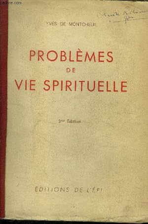 Problèmes de vie spirituelle