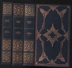La vie littéraire d'Anatole France ( complet en 3 tomes)
