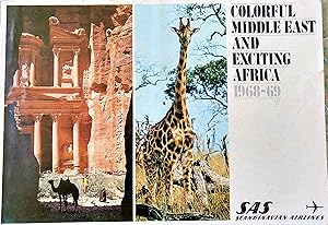 SAS Scandinavian Airlines Colorful Middle East and Exciting Africa 1968-69 Brochure