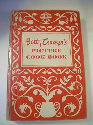 Betty Crocker's Picture Cook Book : 1950 First Edition, Second Printing (Red + White Flower Pot B...