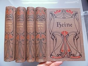 12 Bände in 4 Büchern Heinrich Heines sämtliche Werke (- Heine