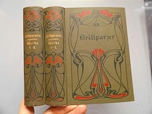 8 Bände in 2 Büchern Grillparzers ausgewählte Werke (- Grillparzer
