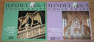 3 LP: HÄNDEL. Das Orgelwerk 1 + 3. Edgar Krapp. Schallplatten Vinyl.