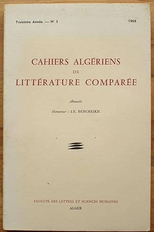 Cahiers algériens de littérature comparée - Numéro 3 de 1968