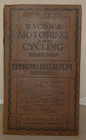 Bacon's Motoring and Cycling Road Map: Birmingham District