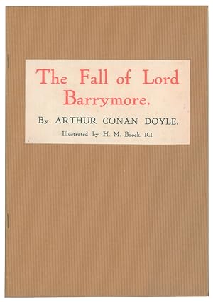 The Fall of Lord Barrymore. [An extract from The Strand Magazine]