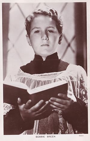 Bobbie Breen as Altar Boy Child Film Star Picturegoer Postcard