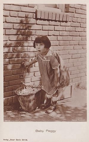 Baby Peggy 1920s Hollywood Child Movie Star German Postcard