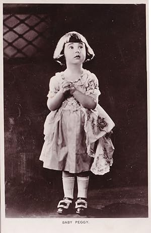 Baby Peggy Hollywood Child Star Picturegoer RPC Postcard