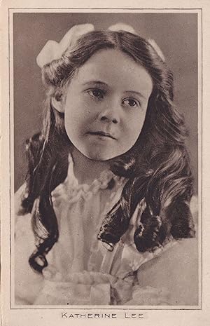 Katherine Lee Film Portrait Gallery Scottish Child Star Postcard