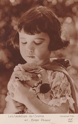 Baby Peggy French Universal Movies Child Star Rare Postcard