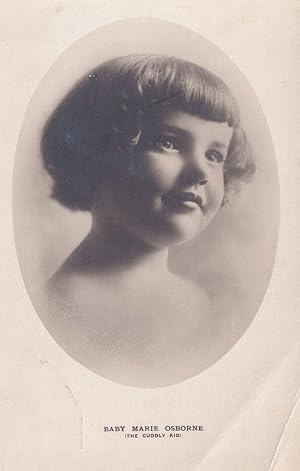 Baby Marie Osborne Cleopatra Pathe Rare Child Star Film Postcard