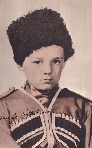 Freddie Bartholomew Child Film Star Old Printed Signed Photo