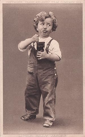 Little Billy Jacobs Idaho Antique Child Film Star Postcard