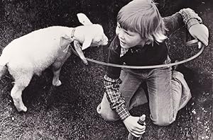 Prince William Willem Alexander & Goat in 1975 RPC Postcard
