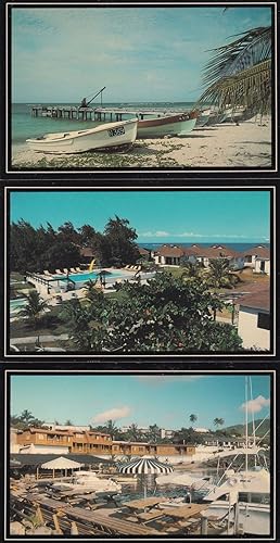 St Kitts West Indies Fishermans Wharf Holiday Village 3x Postcard s