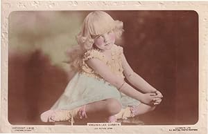 Virginia Lee Corbin Cinema Child Film Star Real Photo Postcard