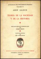 Teoría De La Sociedad Y De La Historia (An Arab Philosophy Of History: Selections From The Proleg...