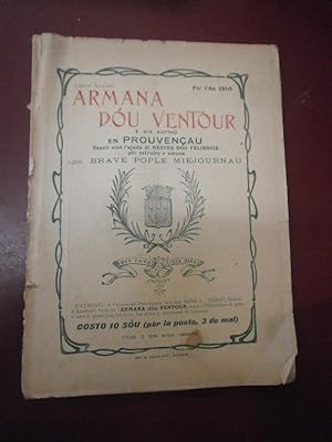 Armana dou Ventour e dis Aupiho en prouvençau 1910