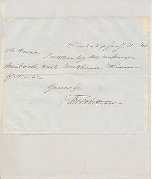 Autograph Note Signed