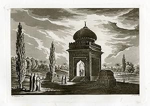 Antique Print-MUSLIM-TOMBS-INDIA-ASIA-PL.XXXI.-Ferrario-Zancon-c.1827