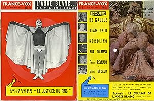"FRANCE-VOX N° 6 Mars 1959" / Avec les voix de Leslie CARON, L'ANGE BLANC, DALIDA, DE GAULLE, JEA...