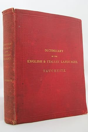 A NEW POCKET DICTIONARY OF THE ENGLISH & ITALIAN LANGUAGES Tenth Stereotype Edition. Nuovo Dizion...