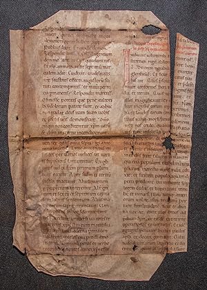 Leaf of Passionale in Latin [Italy, 12th century, first half]