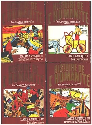 Histoire de l'humanité en bandes dessinées / l'asie antique / complet en 4 tomes