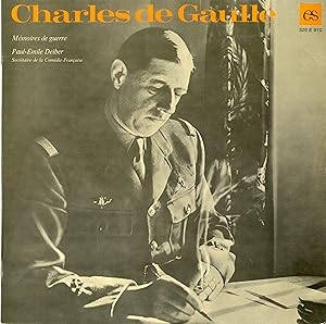 "CHARLES DE GAULLE" Mémoires de guerre par Paul-Emile DEIBER / LP 33 tours original français comp...