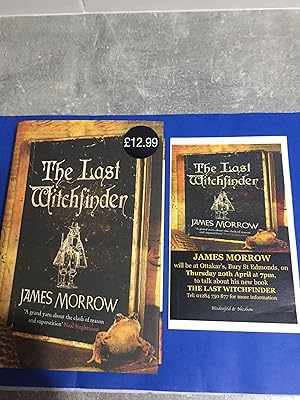 The Last Withfinder (UK HB Signed/Lined and Dated + Plus flyer from Signing event) Super As New Copy