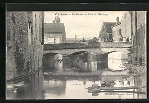 Carte postale Vitteaux, La Brenne et le Pont de l`Horloge