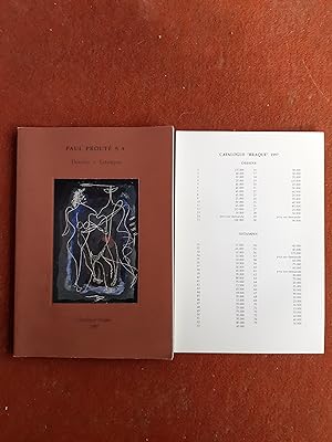 Catalogue Braque - Estampes. Dessins