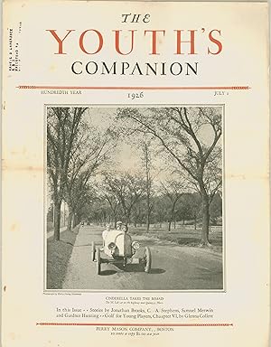 Youth's Companion, July 1, 1926, Volume 100, No. 26, Cover Photograph of the YC LAB Racing Car, S...