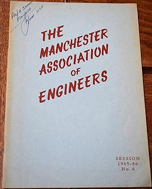 A SURVEY OF AERODYNAMICS The Manchester Association Of Engineers Session 1965-66 No.6