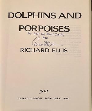 Dolphins and Porpoises -- INSCRIBED copy