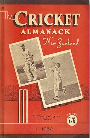 The Cricket Almanack of New Zealand 1952. Full surveys of the 1951-52 season