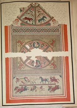 A beautiful mosaic pavement discovered at Horkstow, Lincolnshire.[England]. First edition of the ...