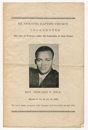 Rev. Edward V. Hill Celebration Service at Mt. Corinth Baptist Church [Houston, Texas] - March 11...