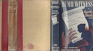 Dumb Witness - Rare UK Book Club w/4 glossy internal photos