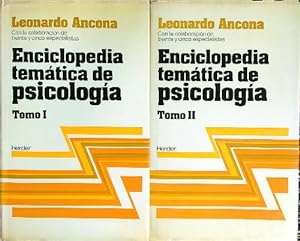 Enciclopedia tematica de psicologia 2 vv