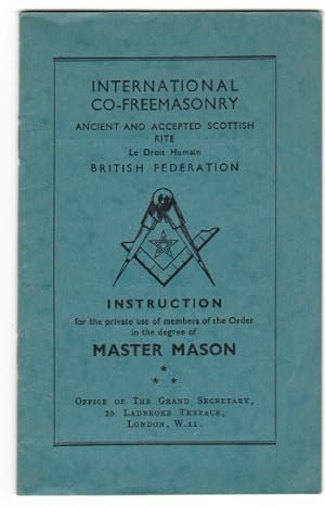 International Co-Freemasonry Instruction Booklets