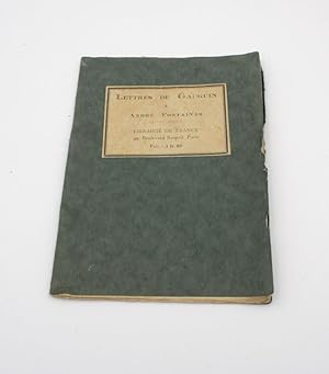 Lettres de Gauguin à André Fontainas