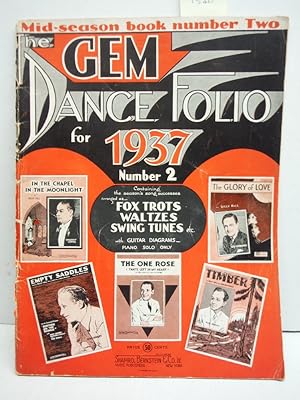 The Gem Dance Folio for 1937, No. 2 - Mid-Season Book Number Two