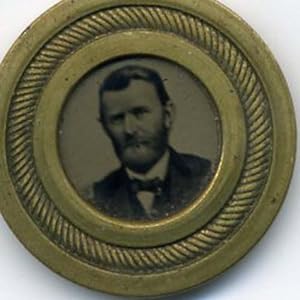 Very rare U.S. Grant ferrotype token for the 1868 Presidential Election