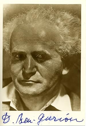 David Ben Gurion Signed Photo