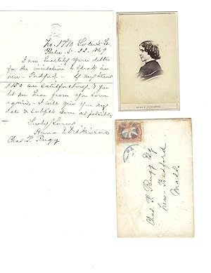 Early Suffragette and Abolitionist Anna Dickinson Accepts Invitation to Give a Lecture for the Ca...
