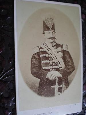 Naser al-Din Shah Qajar King of Persia CDV photograph