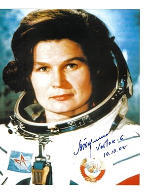 The First Woman in Space: Valentina Tereshkova Signed Photo