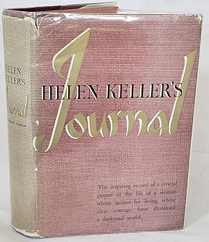 Helen Keller Signed Book "Helen Keller's Journal."